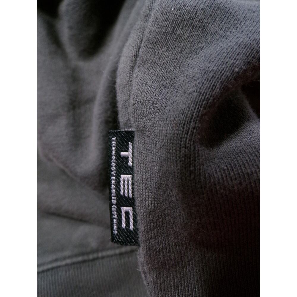 SCOTTeVEST‎ Zip Hoodie Sweatshirt M Dk Gray Burgundy Ultimate tec Get Wired Y2k - Picture 8 of 10